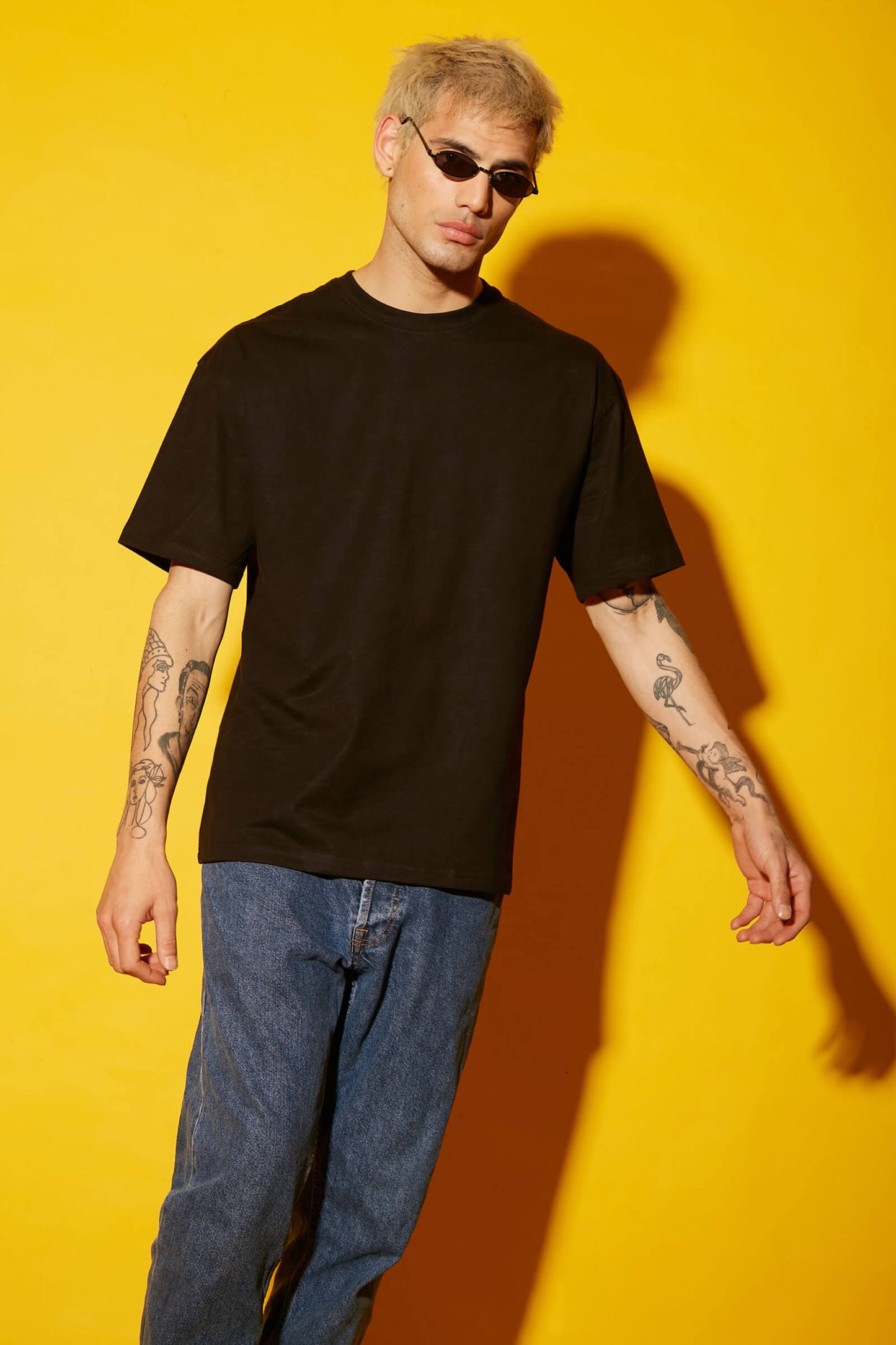 Black Heavyweight Oversized T-shirt