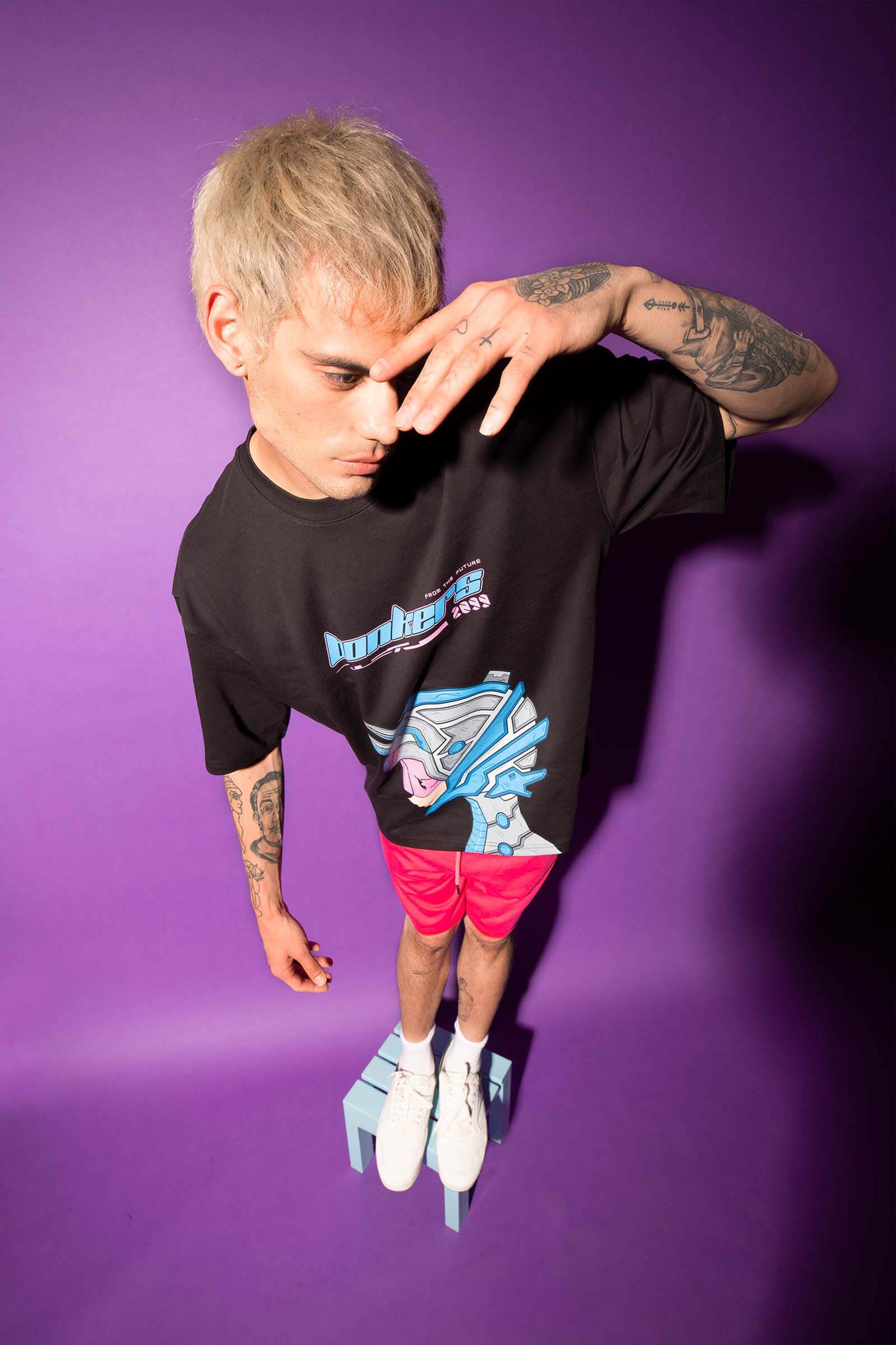 Bonkers Futuristic Oversized T-Shirt