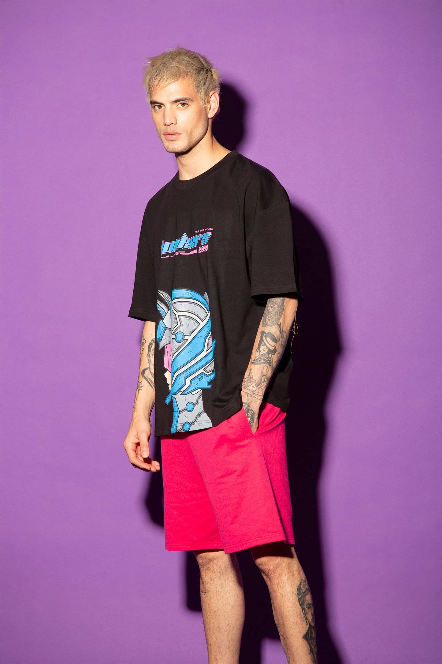 Bonkers Futuristic Oversized T-Shirt