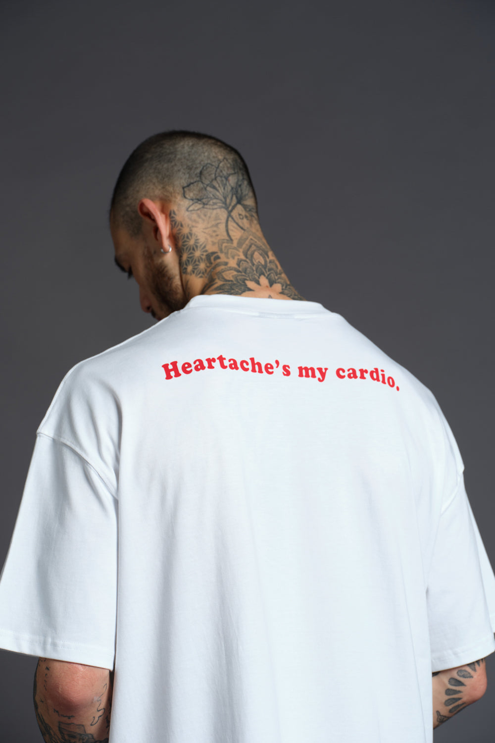 Love Hurts Embroidered Premium Oversized T-shirt