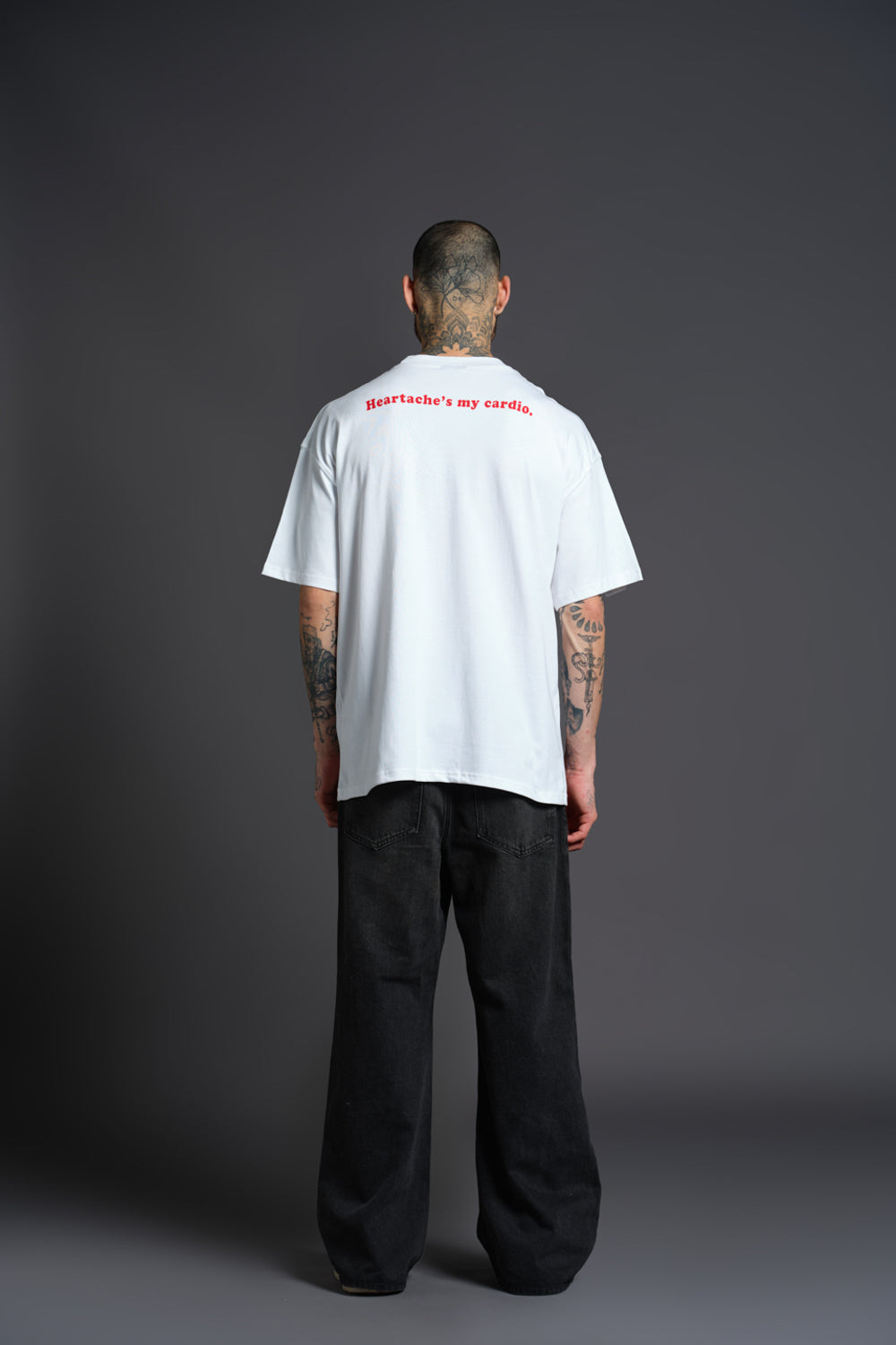 Love Hurts Embroidered Premium Oversized T-shirt