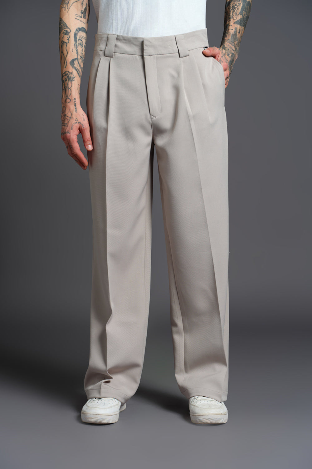Moonstone Loose Fit Tailored Trouser
