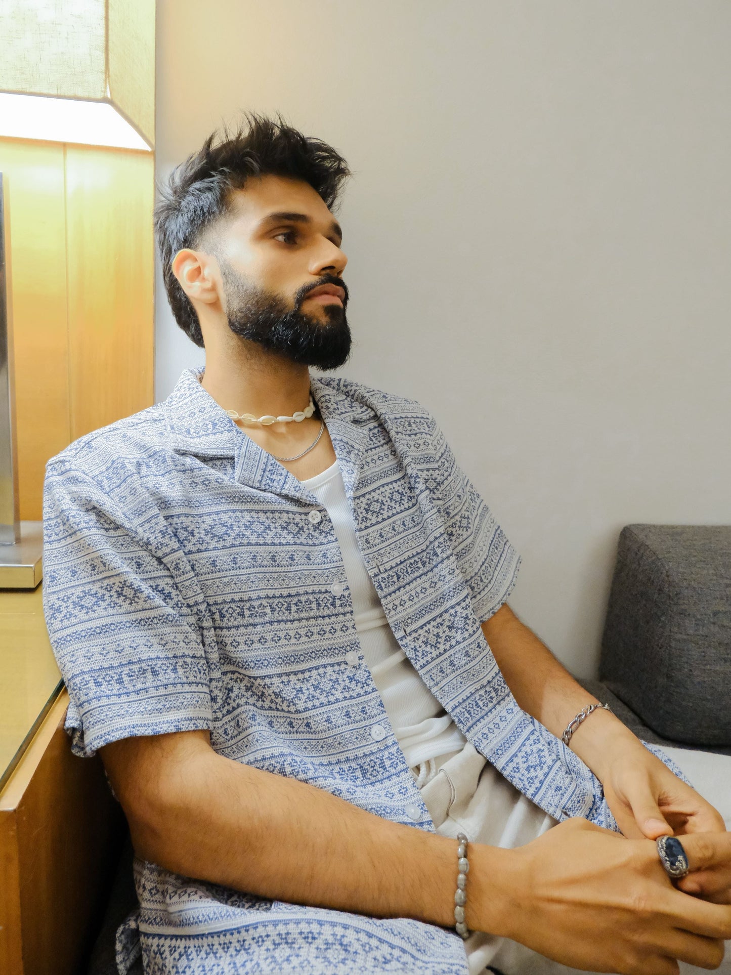 Resort Shirt - Ajmer Blue