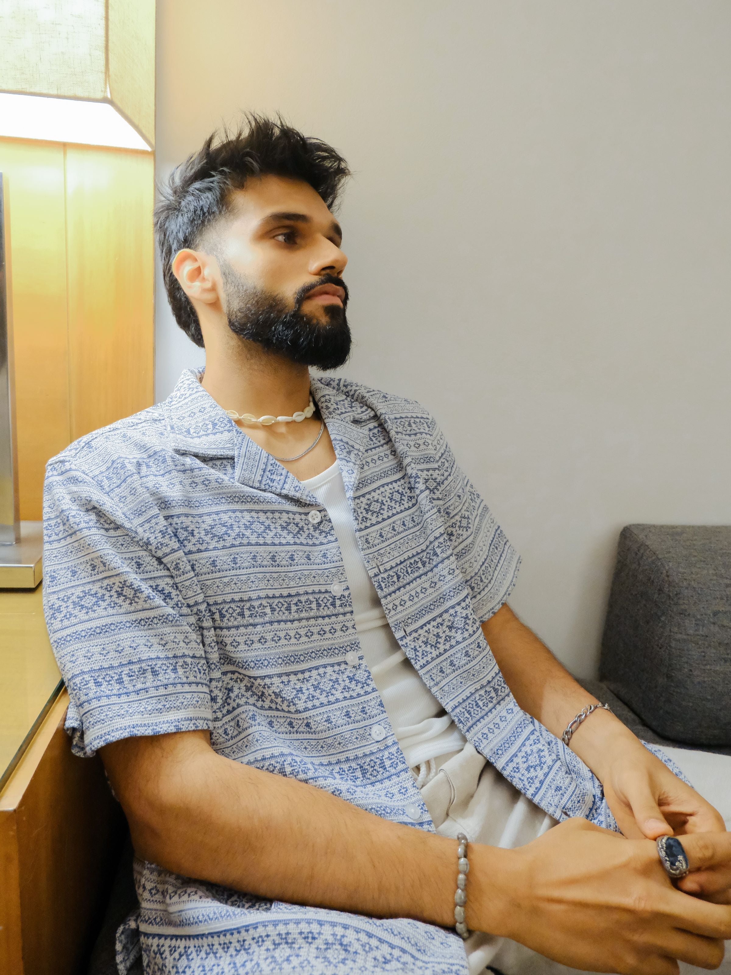 Resort Shirt - Ajmer Blue