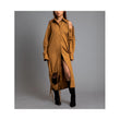 SuperHUEMN 'Sand' Multi - Crater Cutout Detail Shirt Dress (Cinnamon Brown)