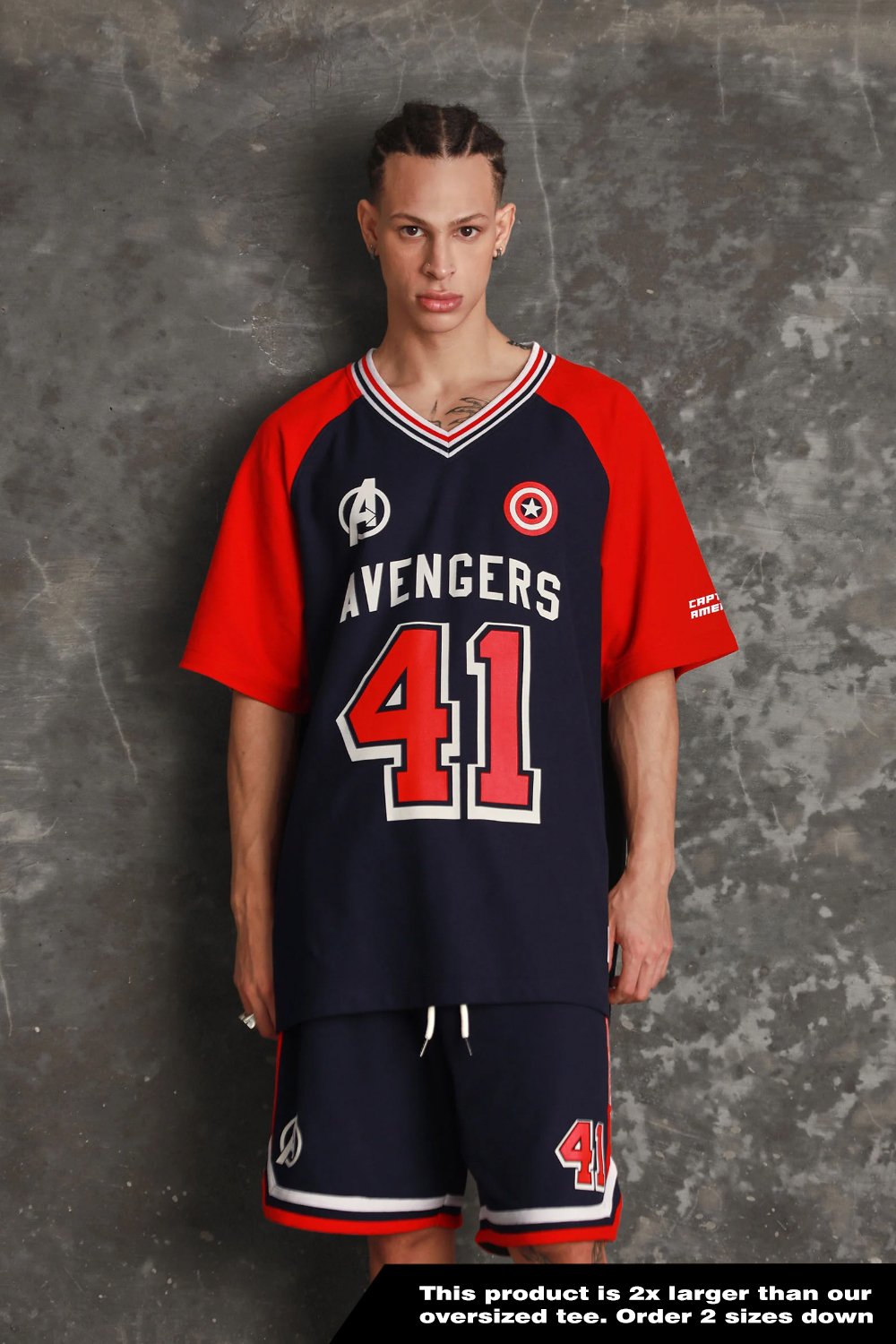 Avengers Oversized Jersey Set