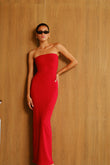 Crimson Heat Tube Dress