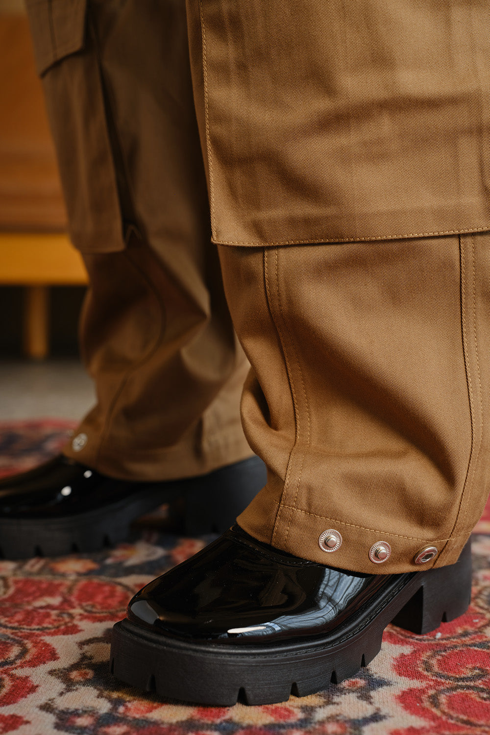 Dusty Brown 8 Pockets Cargo Pant