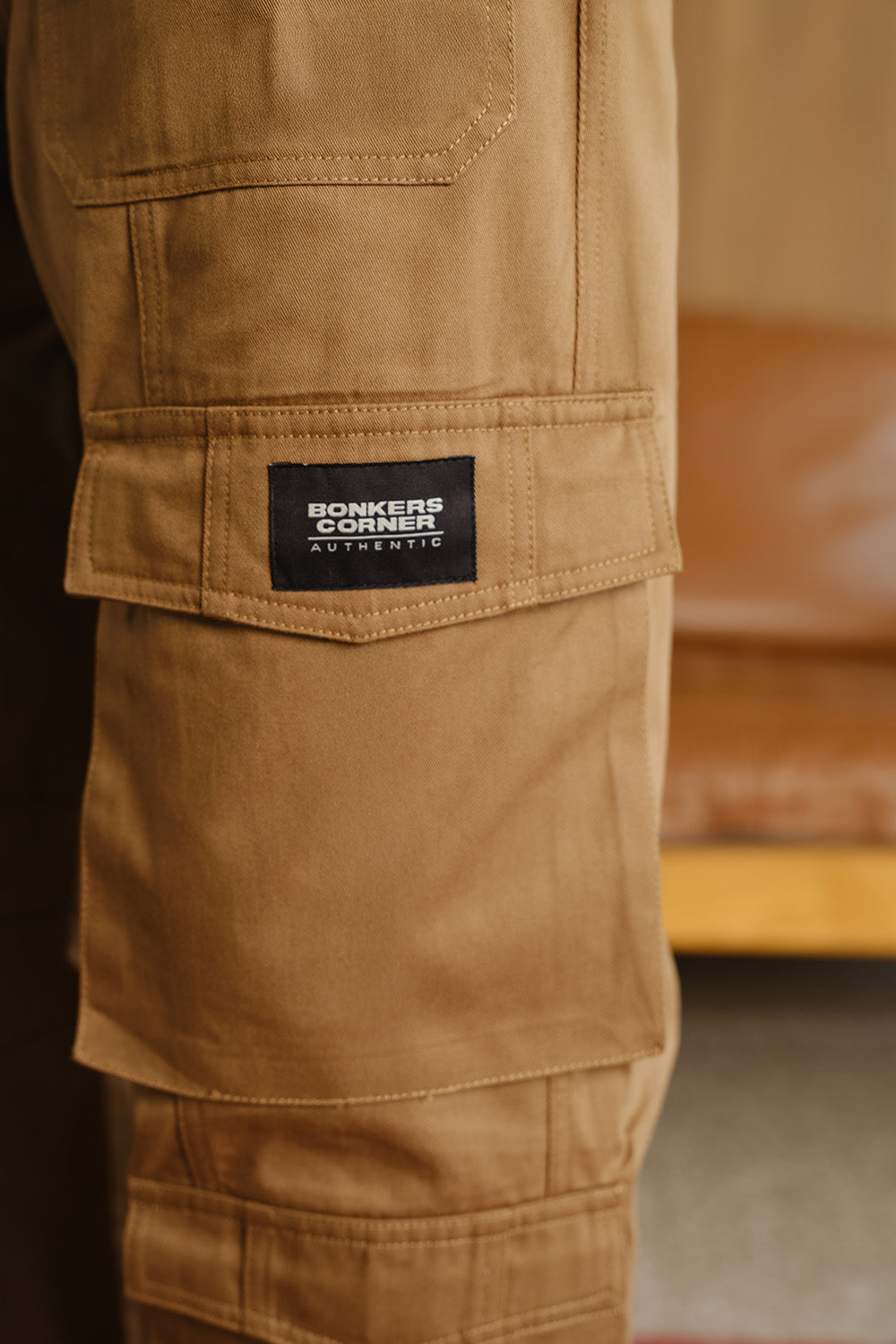 Dusty Brown 8 Pockets Cargo Pant