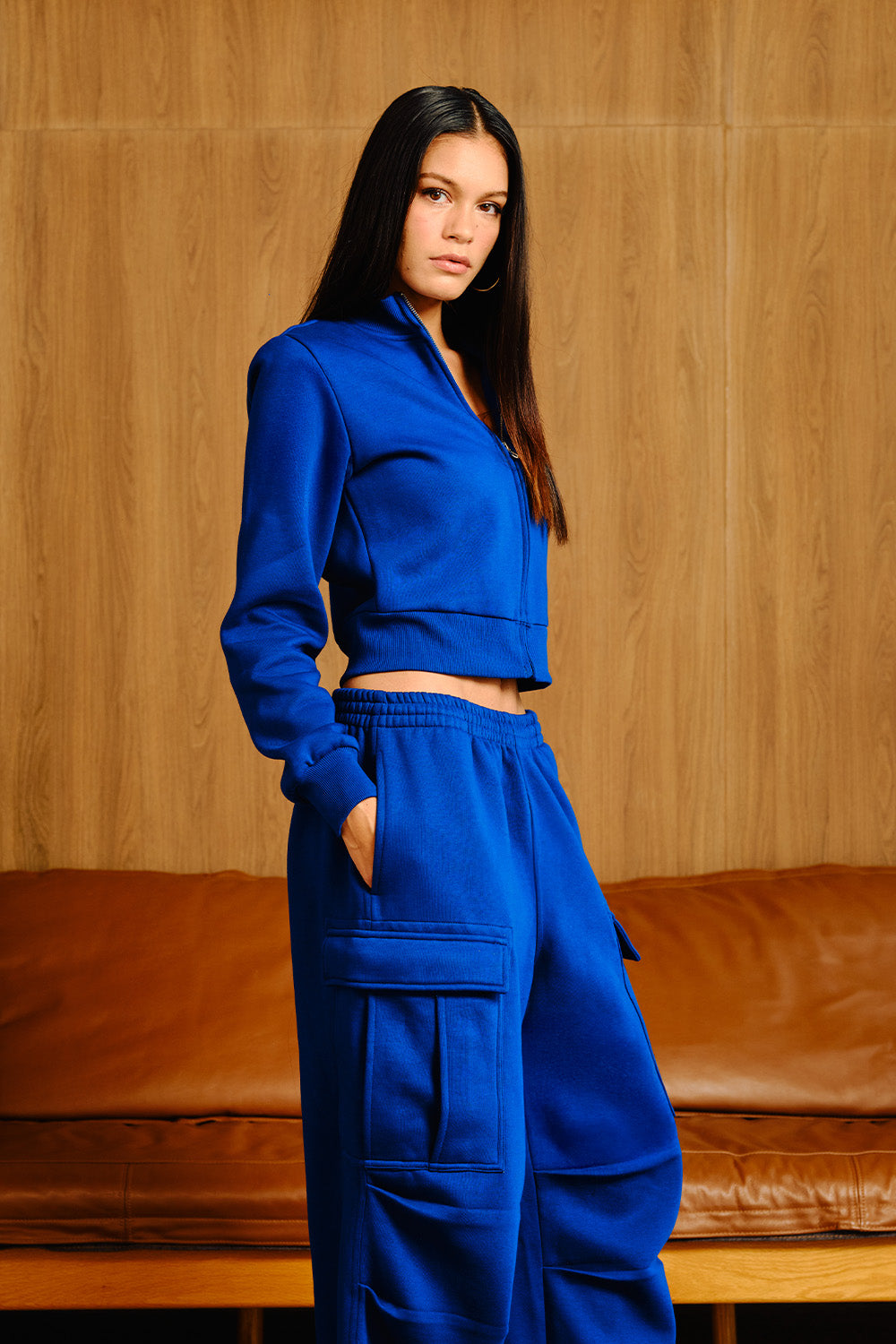 Electric Blue 4 Pockets Pant