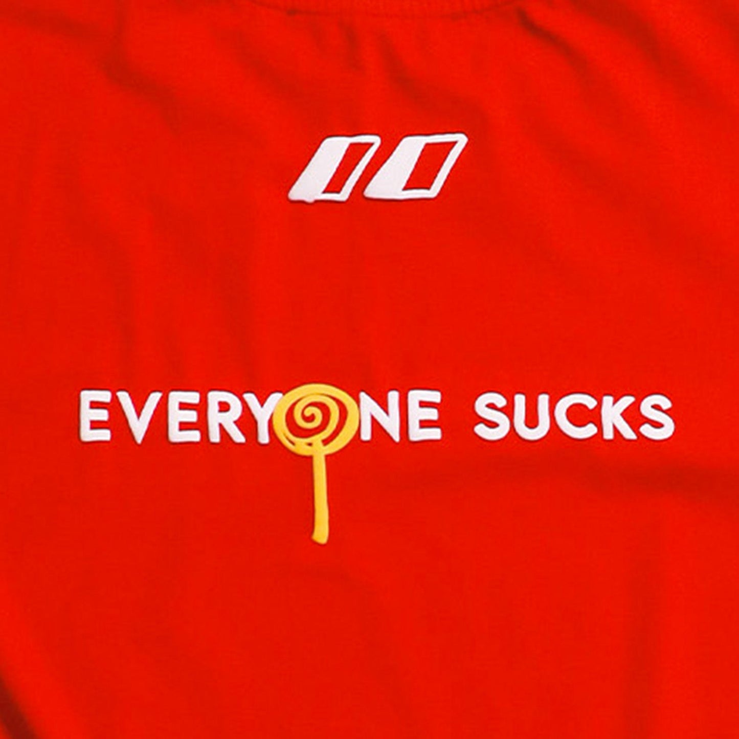 Everyone Sucks' T-shirt (Red)