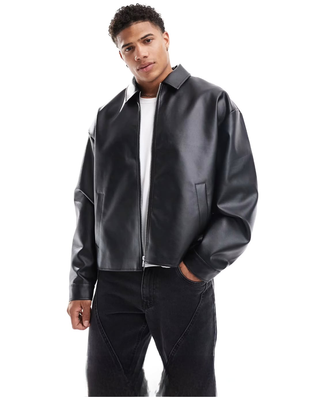 Urban Classic: Black PU Leather Jacket for Men – Sleek, Stylish, Street-Ready - Prime Fitz