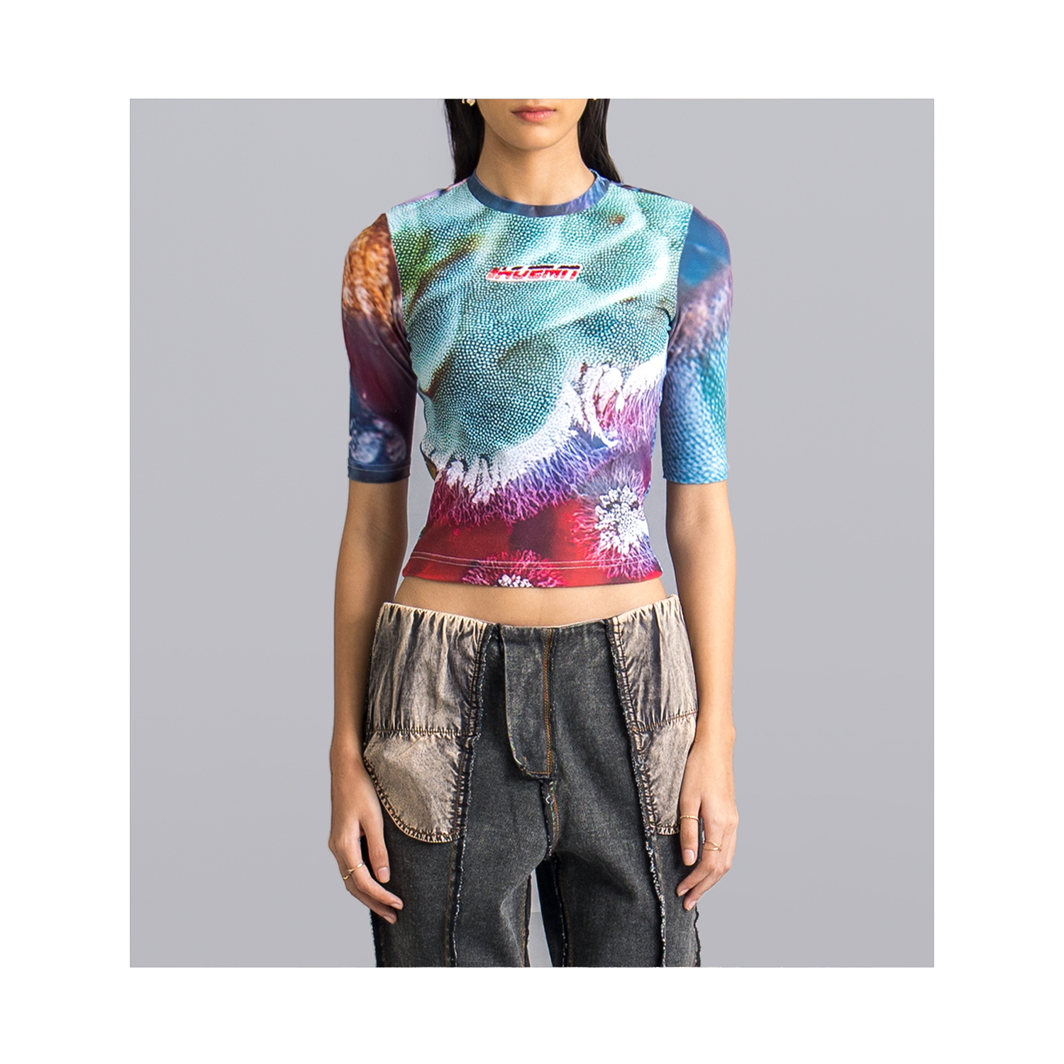 'Bacteria' Fitted T-shirt (Women)