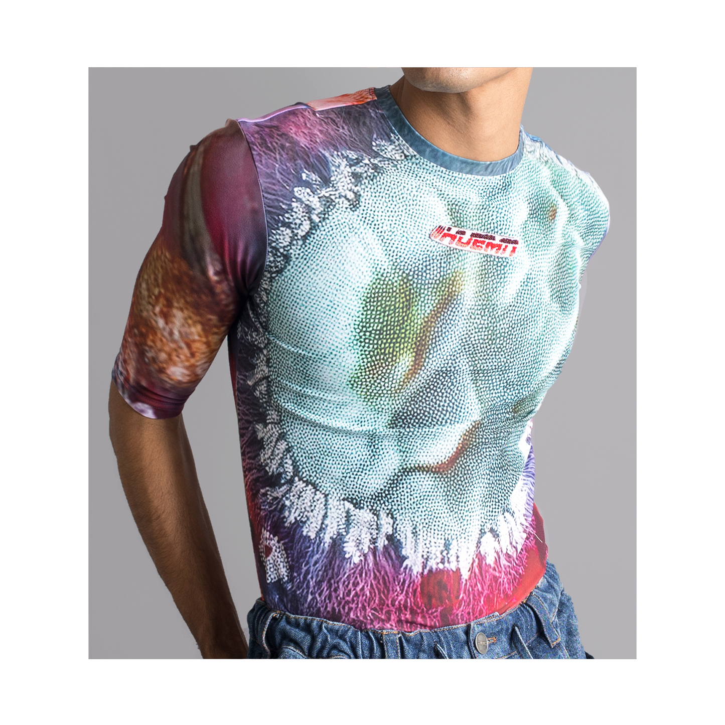 'Bacteria' Fitted T-shirt (Men)
