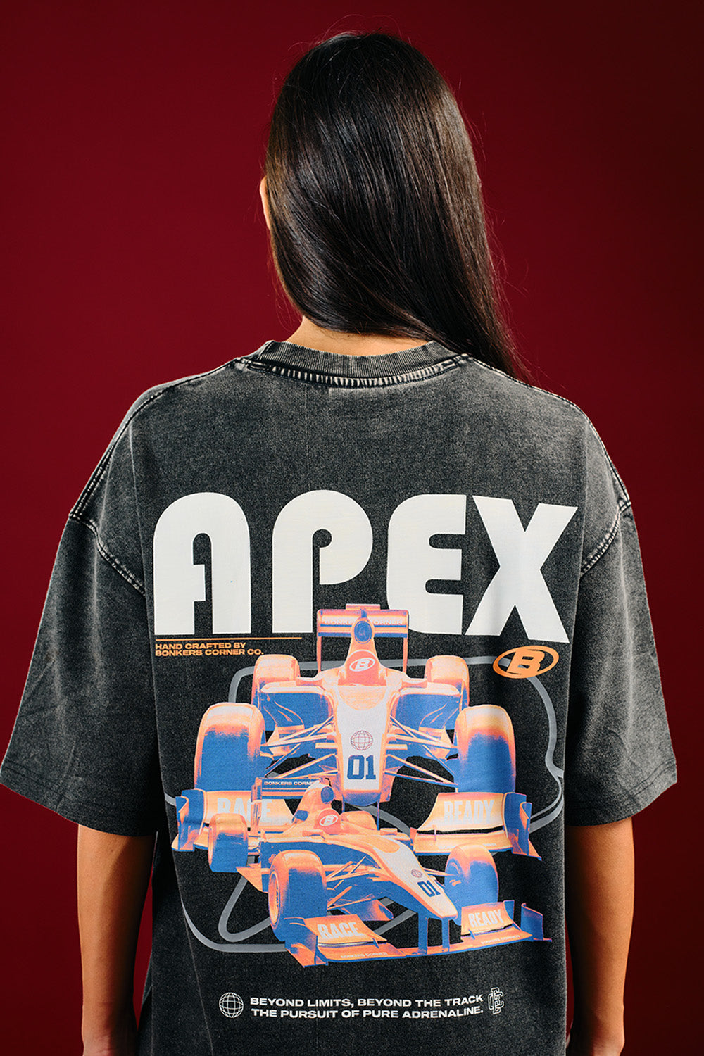 Faded Apex Beyond Limits Oversized T-shirt