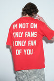 Fan Behavior Oversized T-shirt