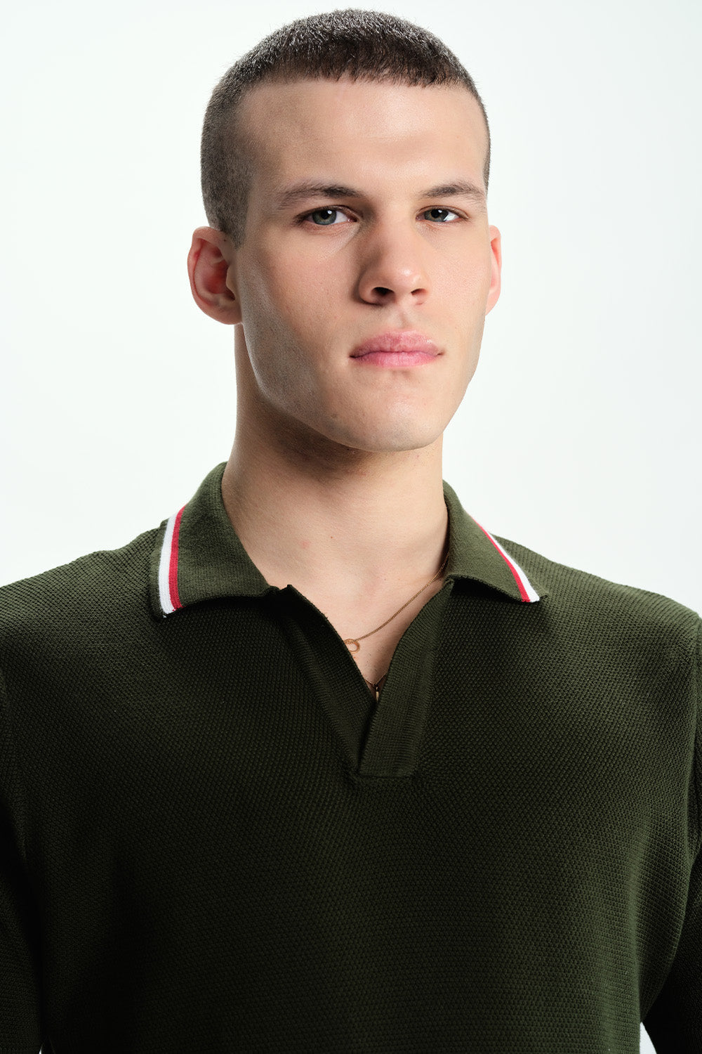 Field Olive Knit Polo