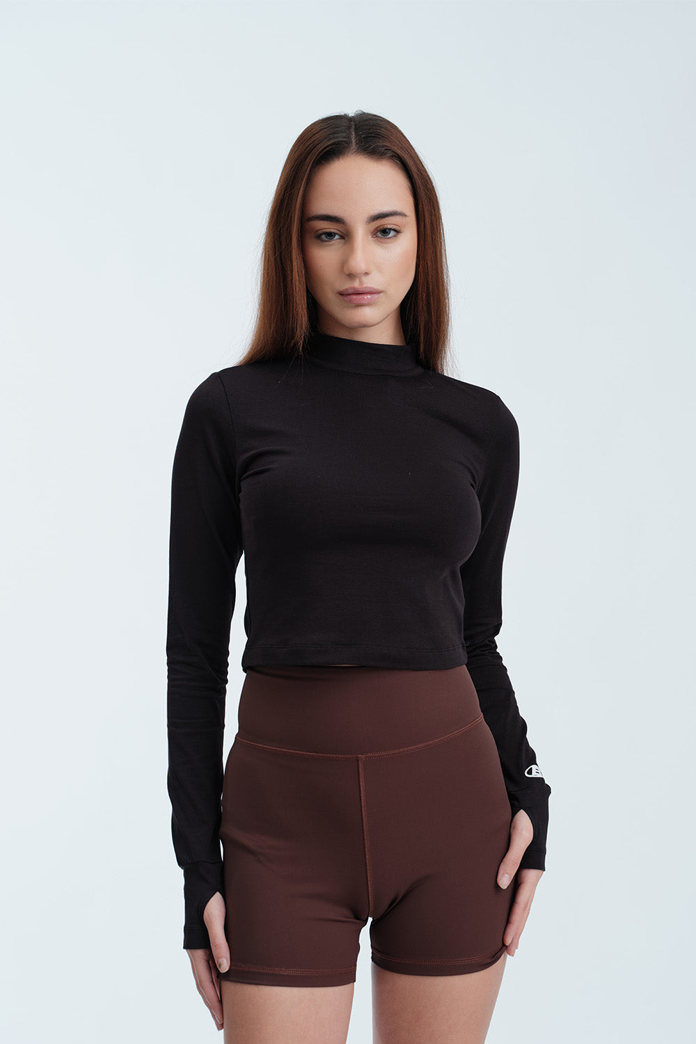 Flex Full Sleeves Crop Top