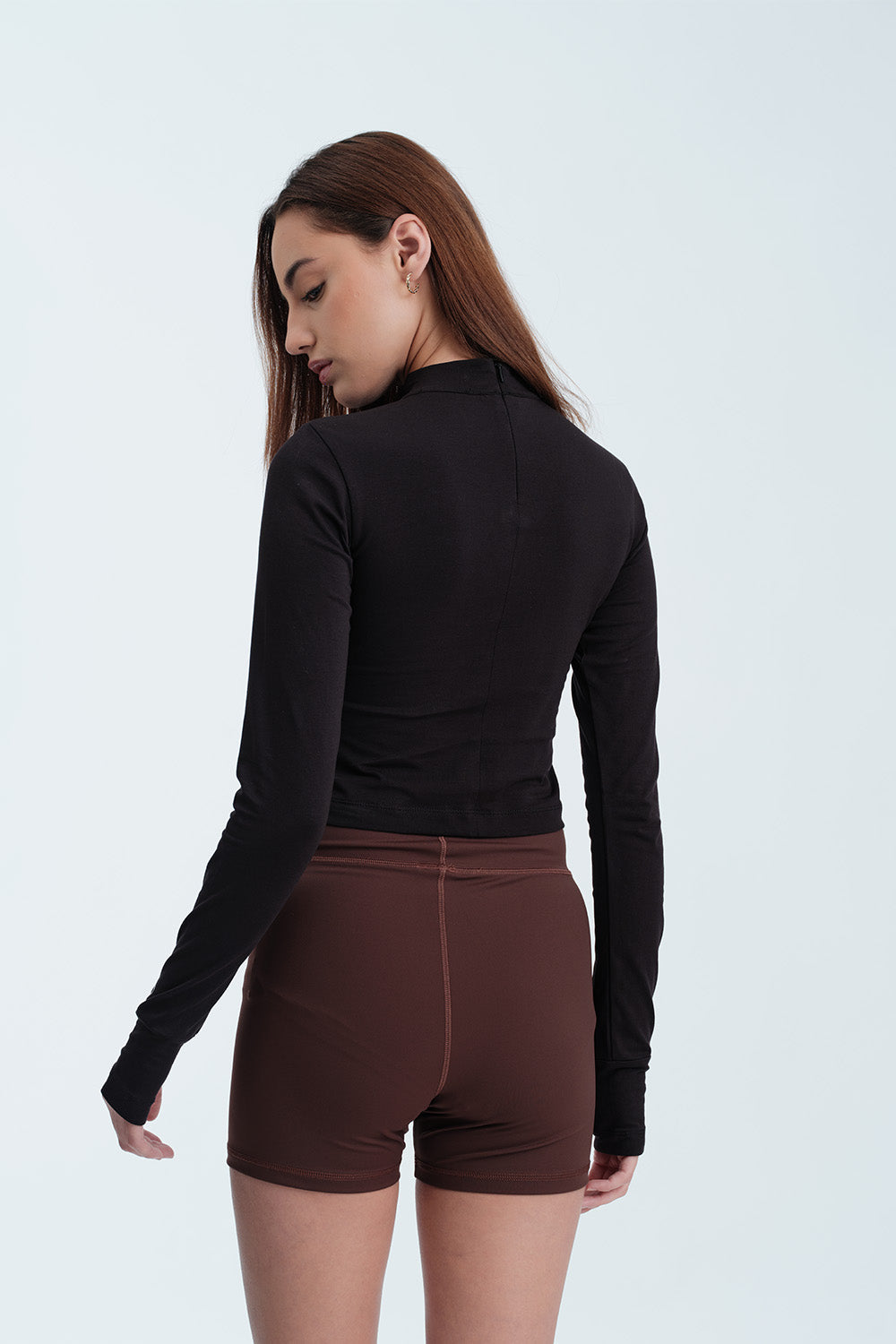 Flex Full Sleeves Crop Top