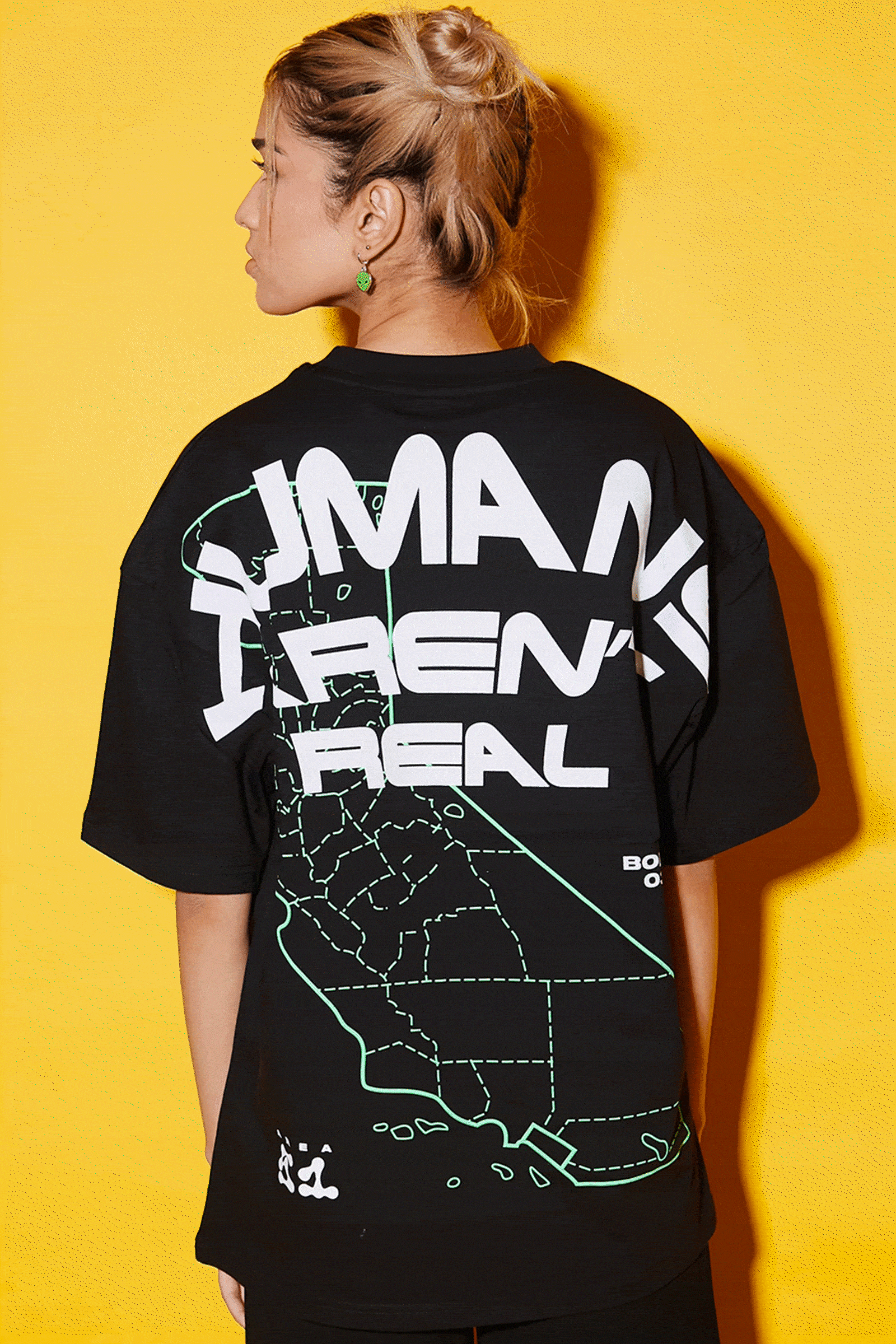 Humans Aren't Real Oversized Tshirt