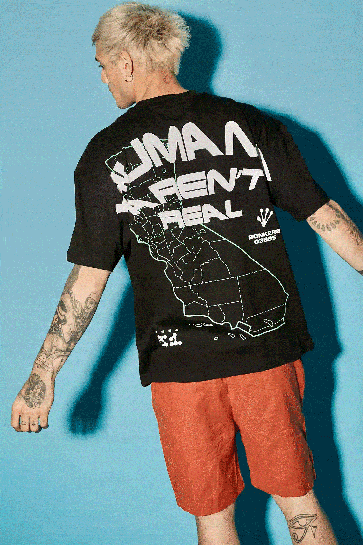 Humans Aren't Real Oversized Tshirt