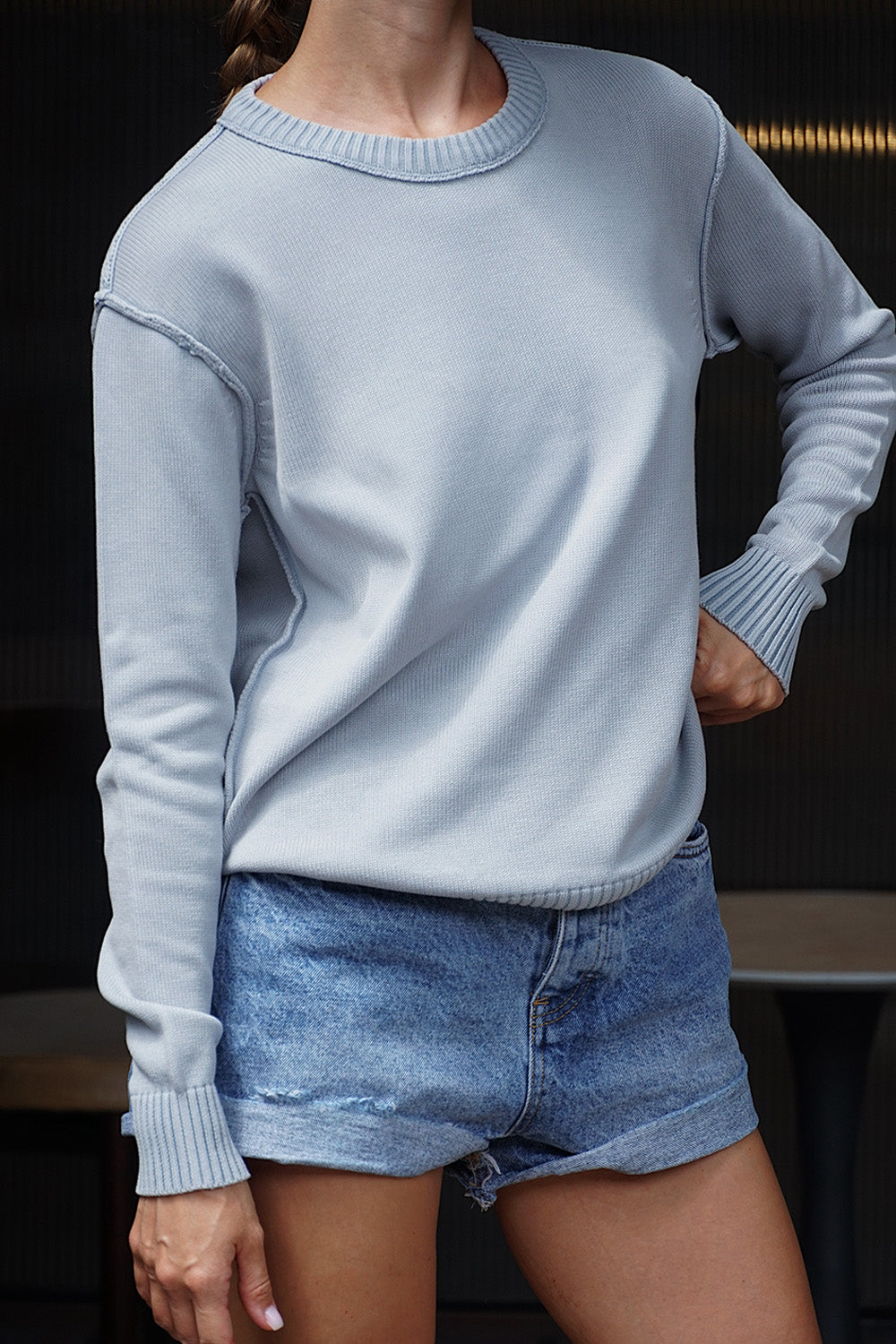 Grey Mode Crewneck Sweatshirt