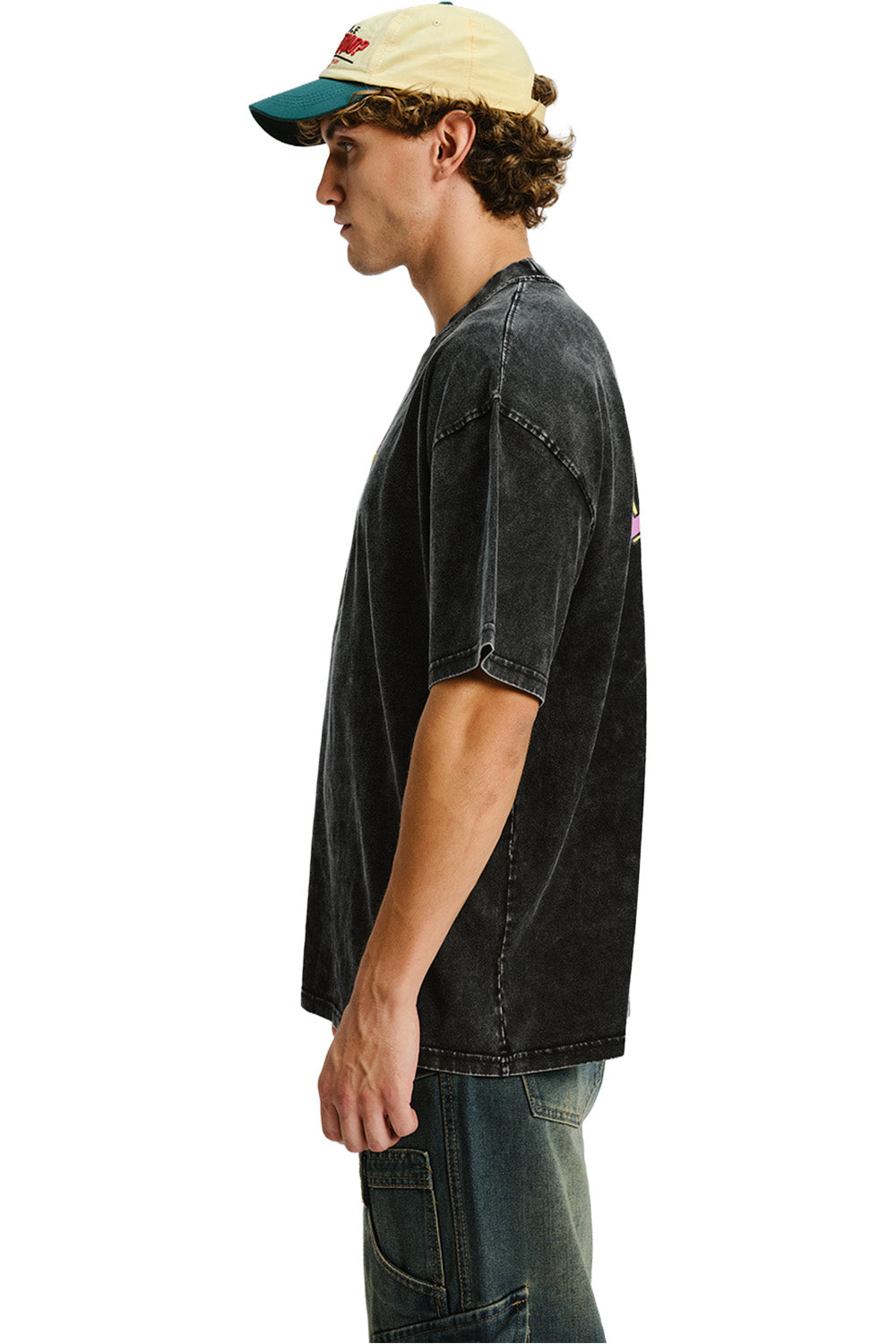 Homeboys Faded Black Oversized T-shirt