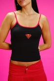Hope Emblem Black Cami Top