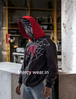 Unleash Your Spidey Style: Mercywear Double Cap Spider-Man Hoodie - Prime Fitz