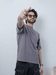 Everyday Oversized Tee - Pebble Grey