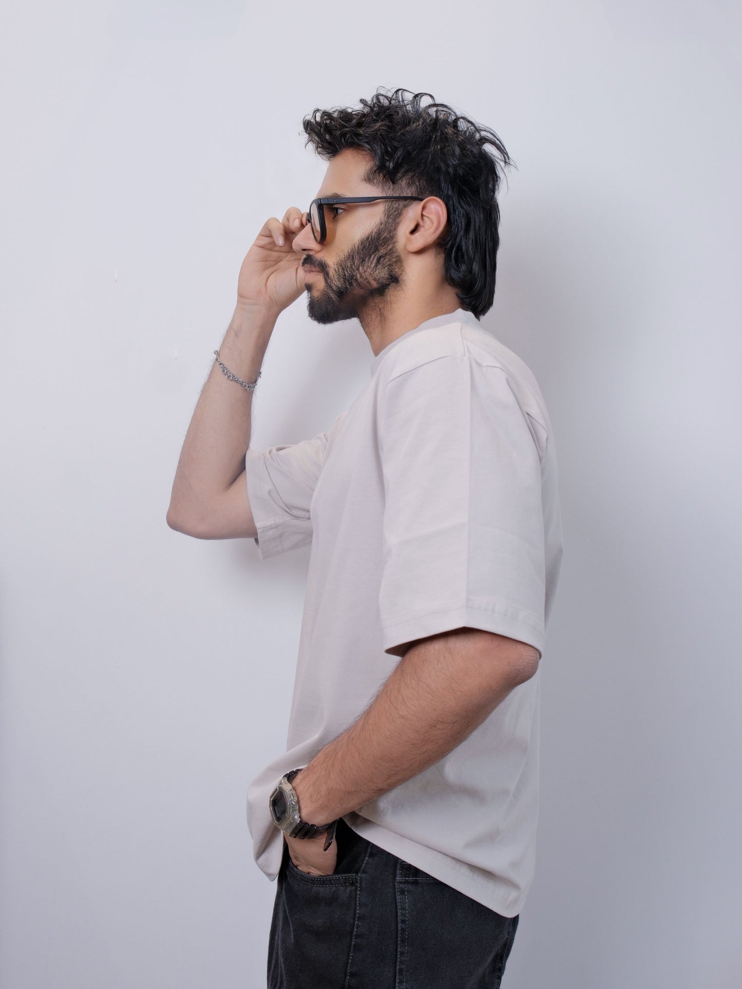 Everyday Oversized Tee - Soy Milk