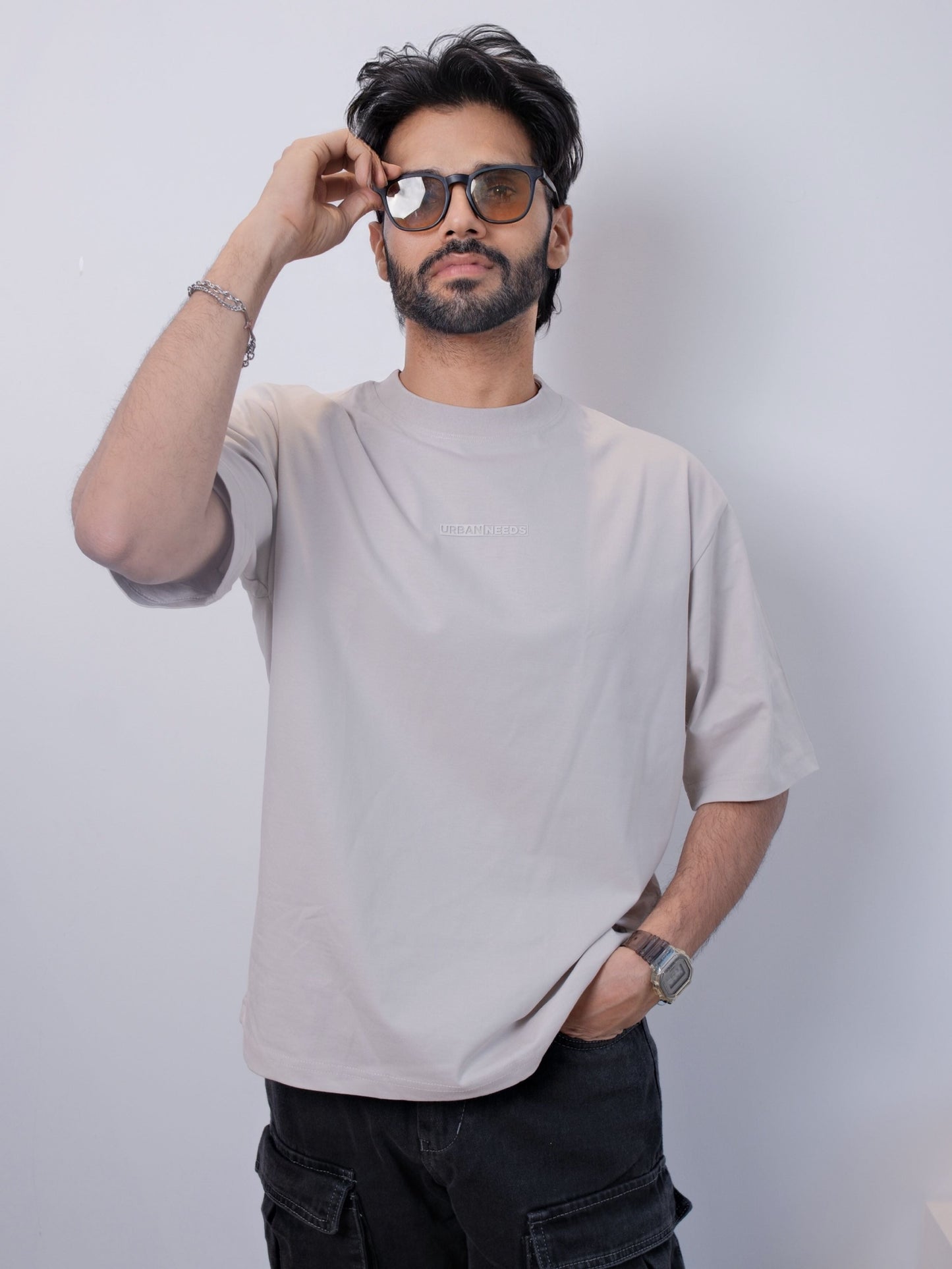 Everyday Oversized Tee - Soy Milk