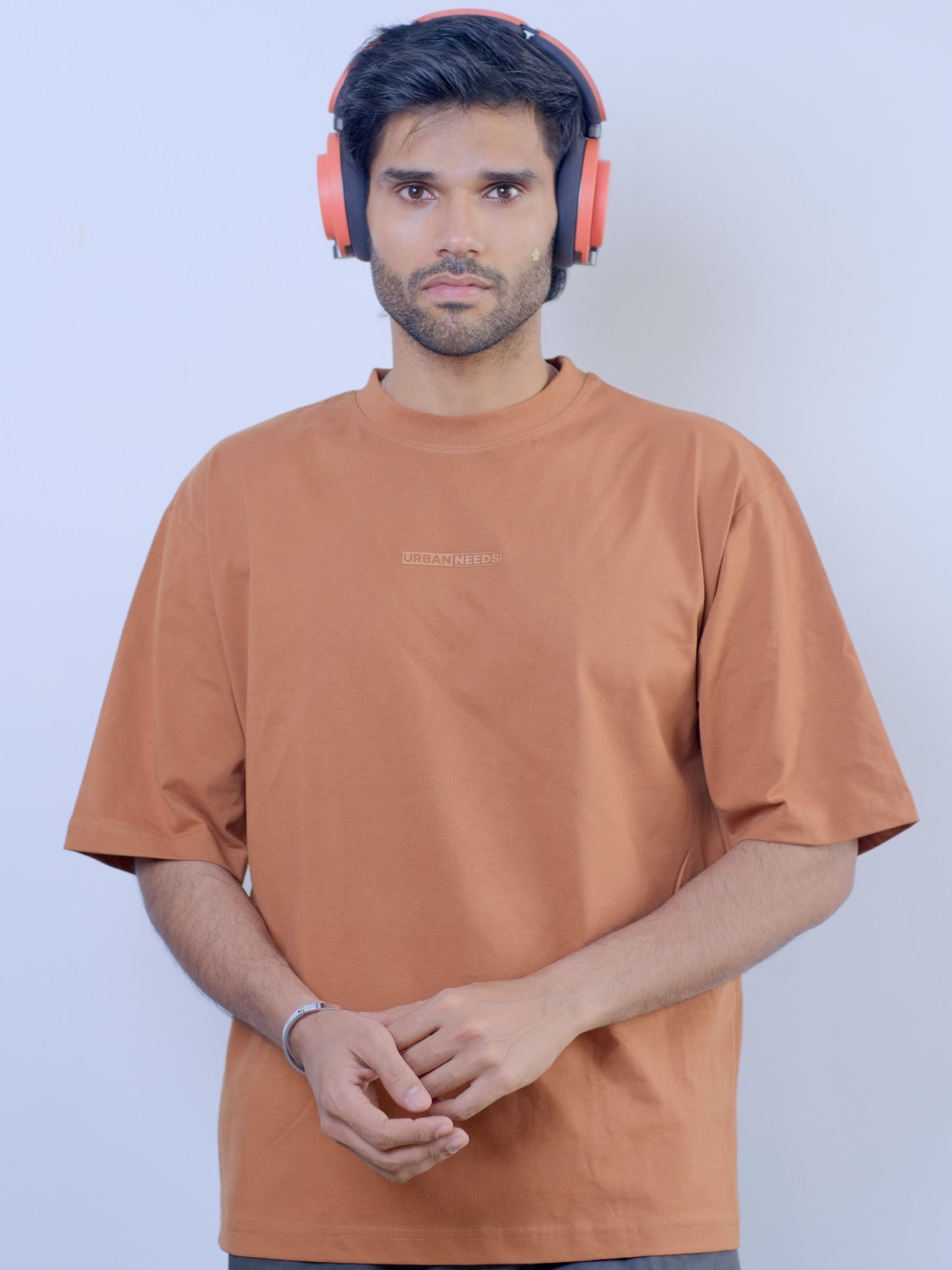 Everyday Oversized Tee - Brick Orange