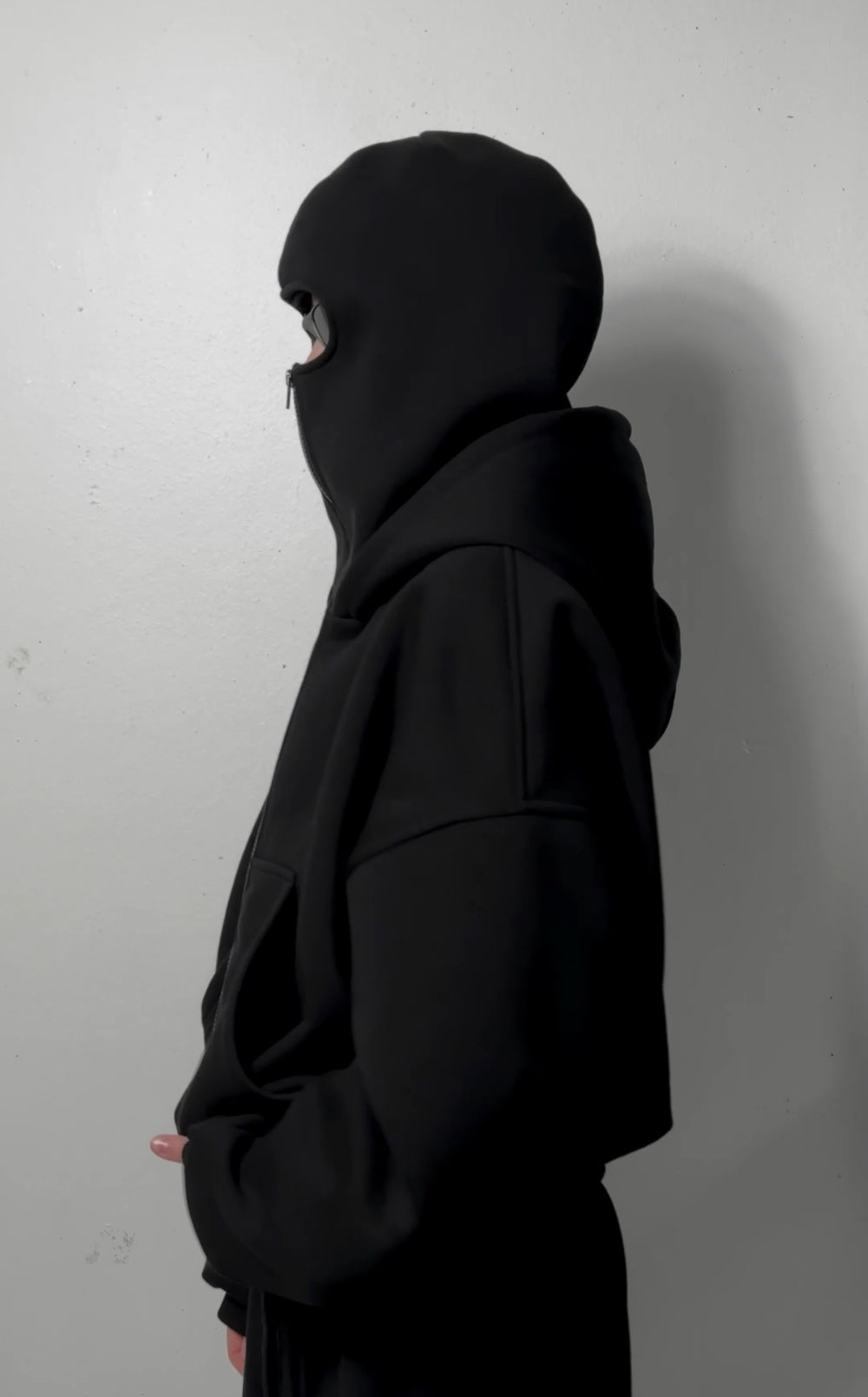 Balaclava Layered Double Zip Hoodie - Prime Fitz