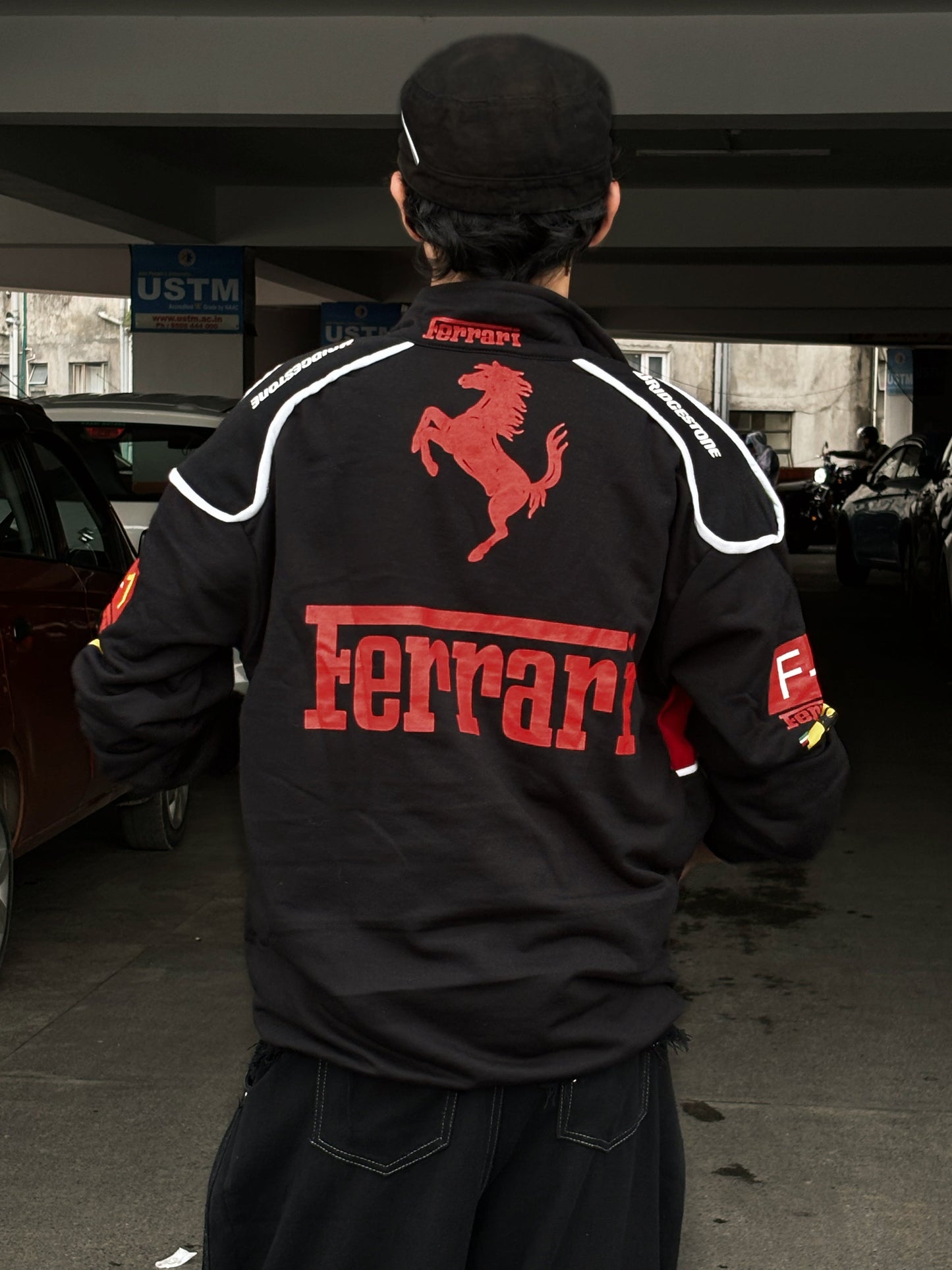Ferrari F1 Vintage Racing Jacket | Iconic Style for Motorsport Fans - Prime Fitz