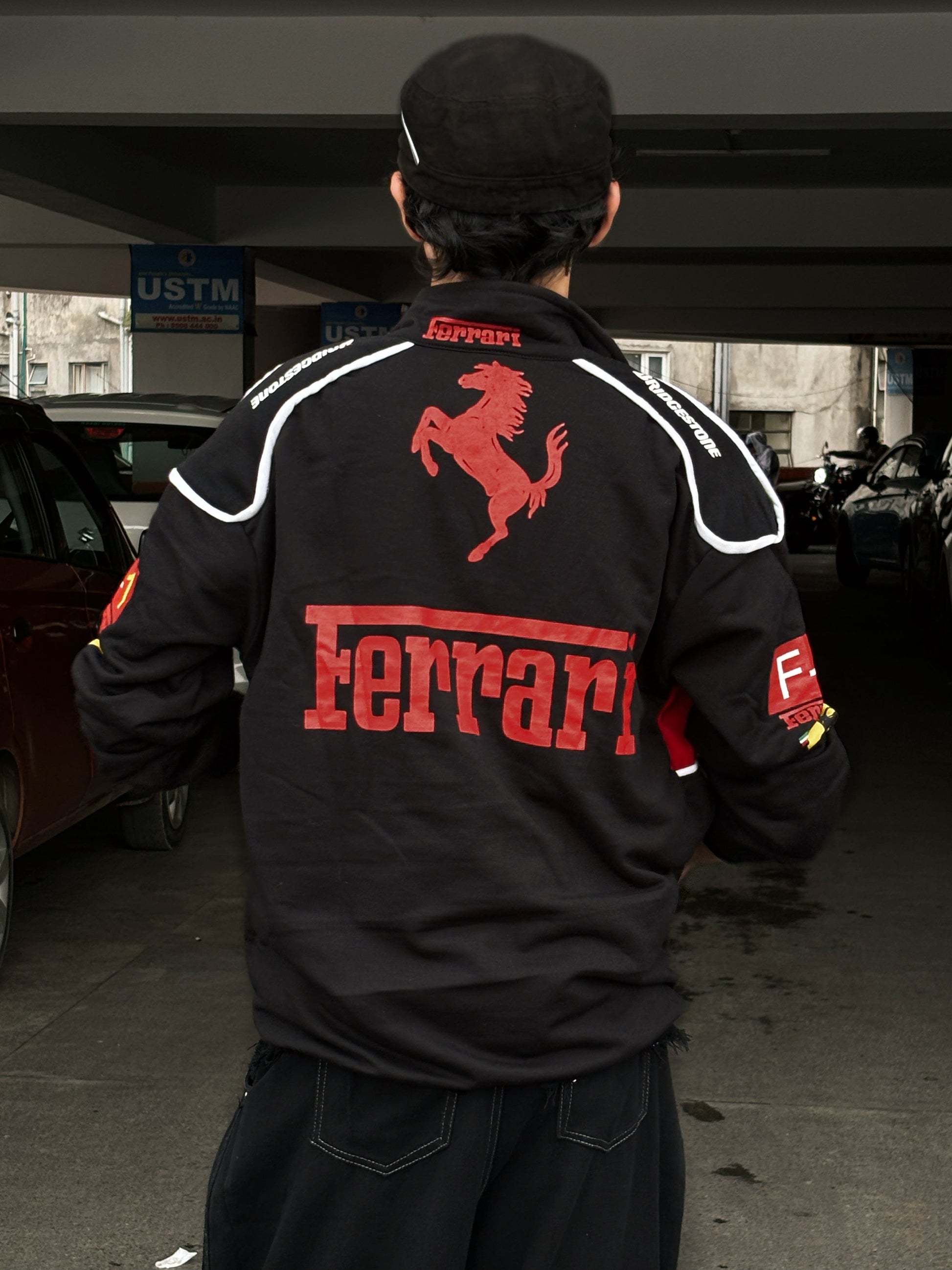Ferrari F1 Vintage Racing Jacket | Iconic Style for Motorsport Fans - Prime Fitz