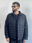 Corduroy flannel jacket - Christmas green