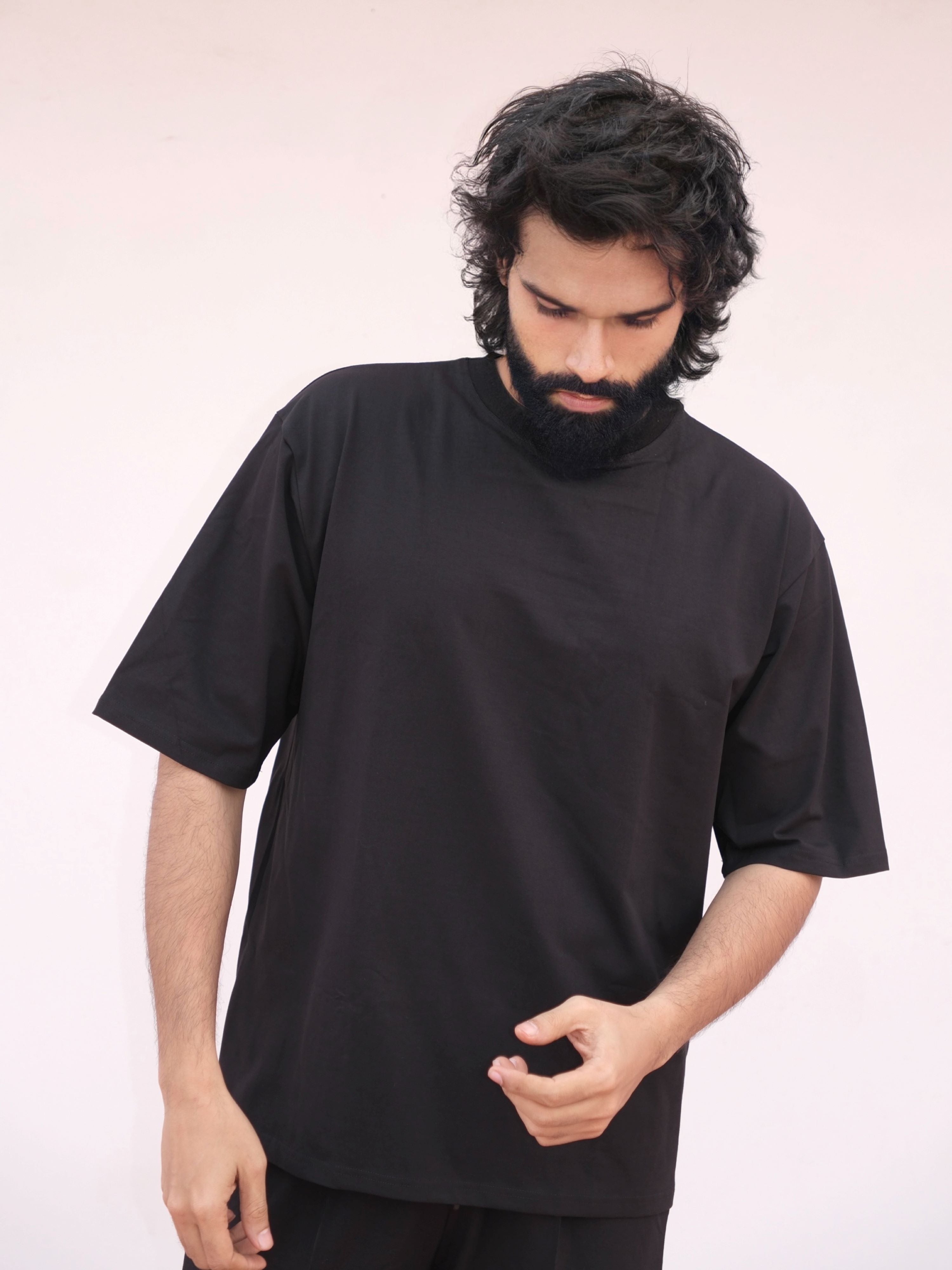 All Day Oversized Tee - Black