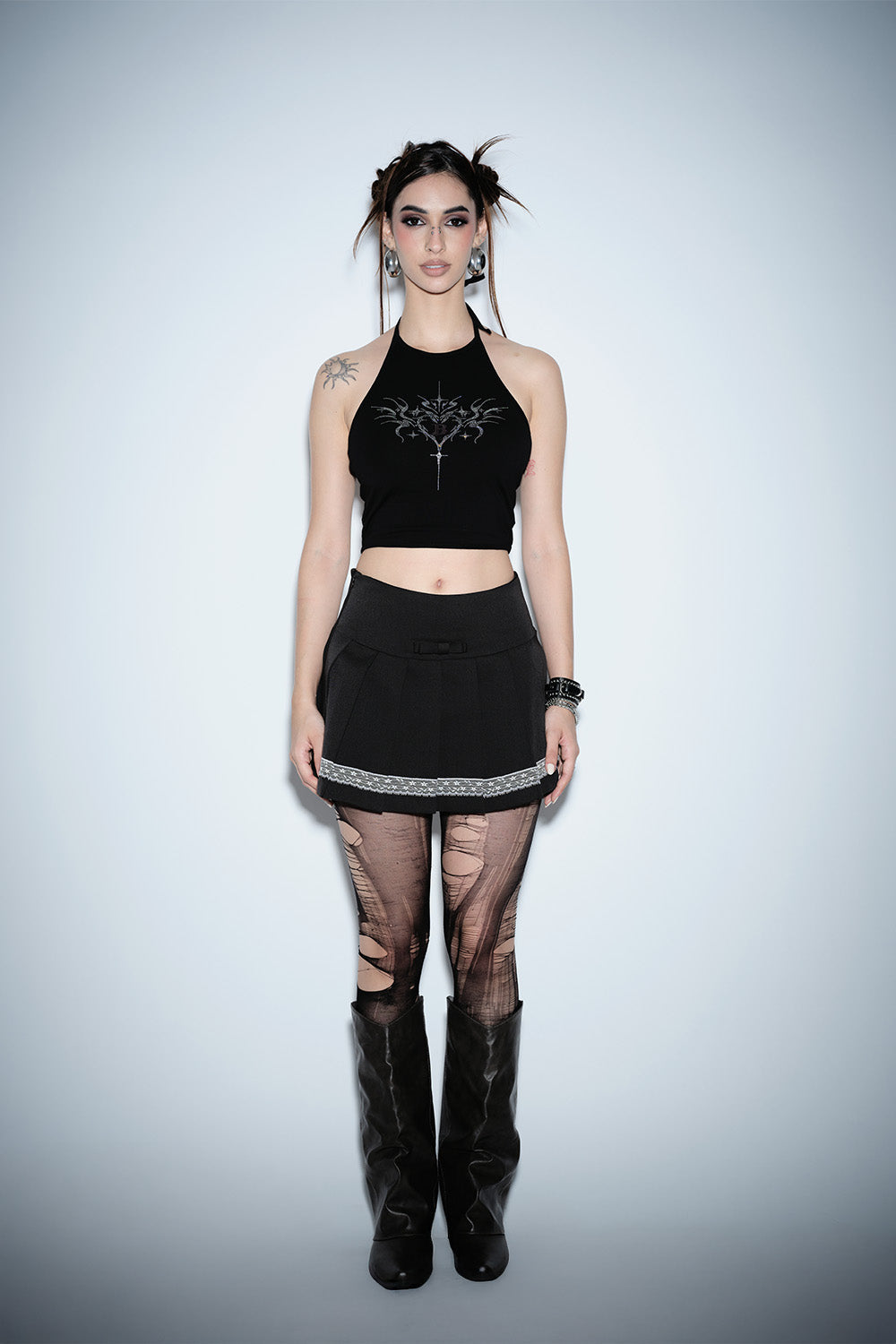 Love Circuit Halter Neck Top