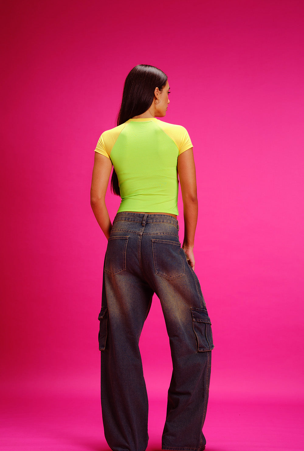 Loyal Pluto Raglan Sleeves Baby Tee