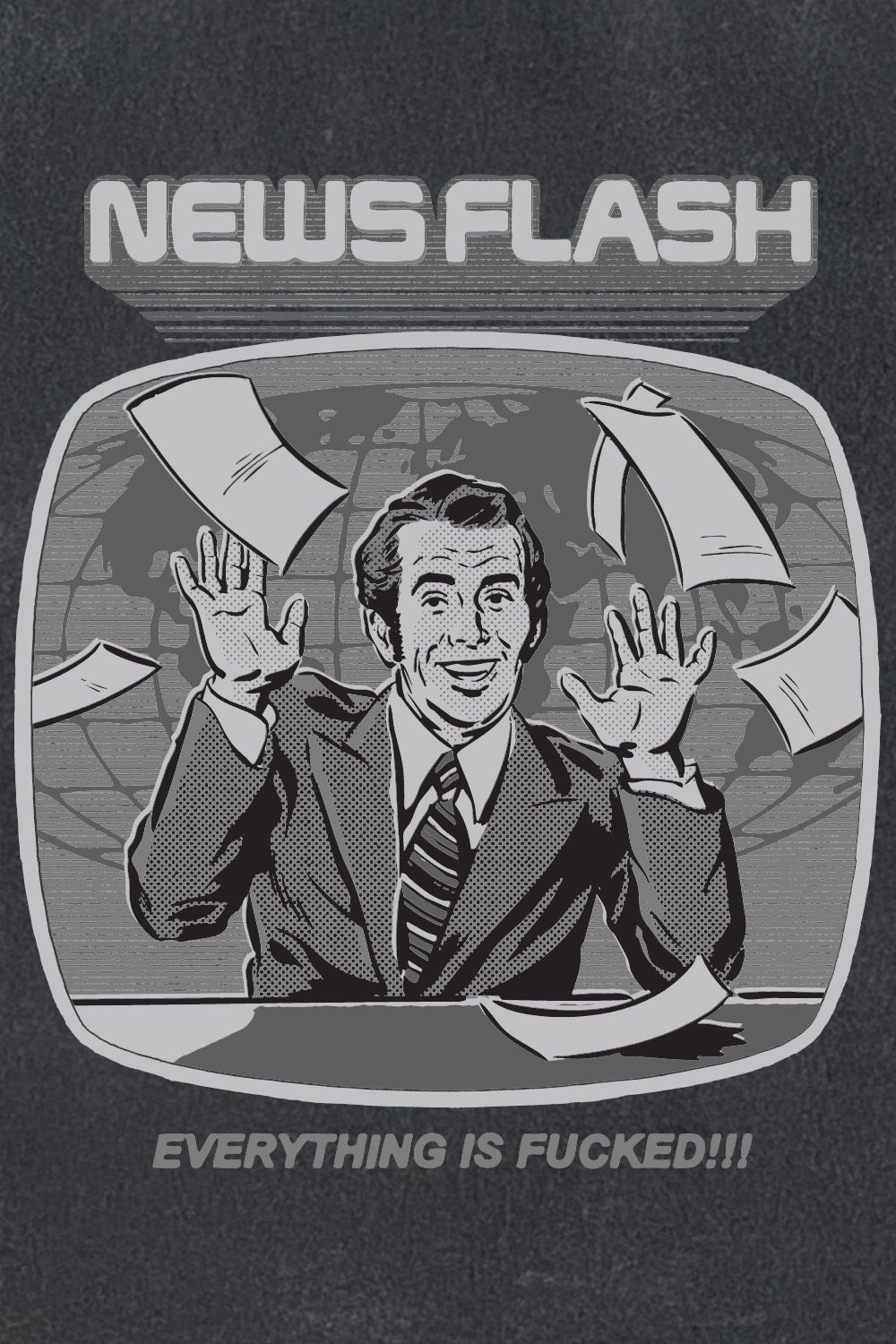 News Flash Oversized T-Shirt