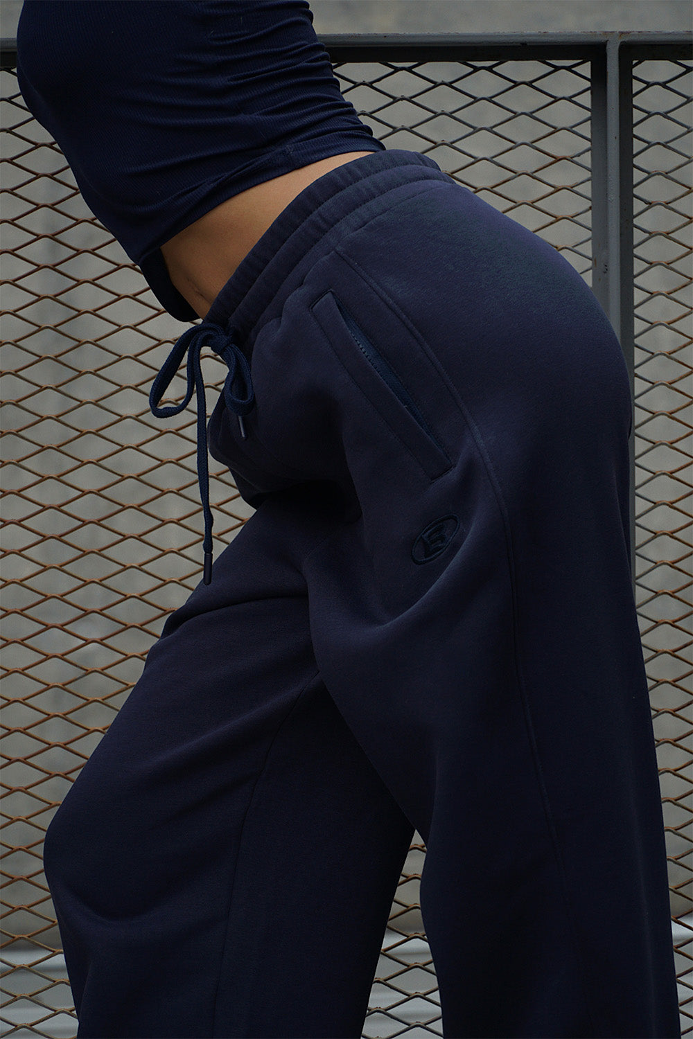 Navy Blue On The Go Joggers