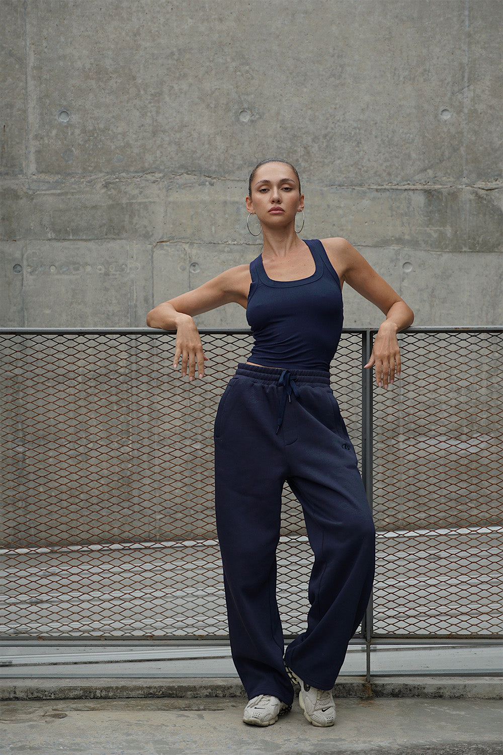 Navy Blue On The Go Joggers