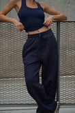 Navy Blue On The Go Joggers