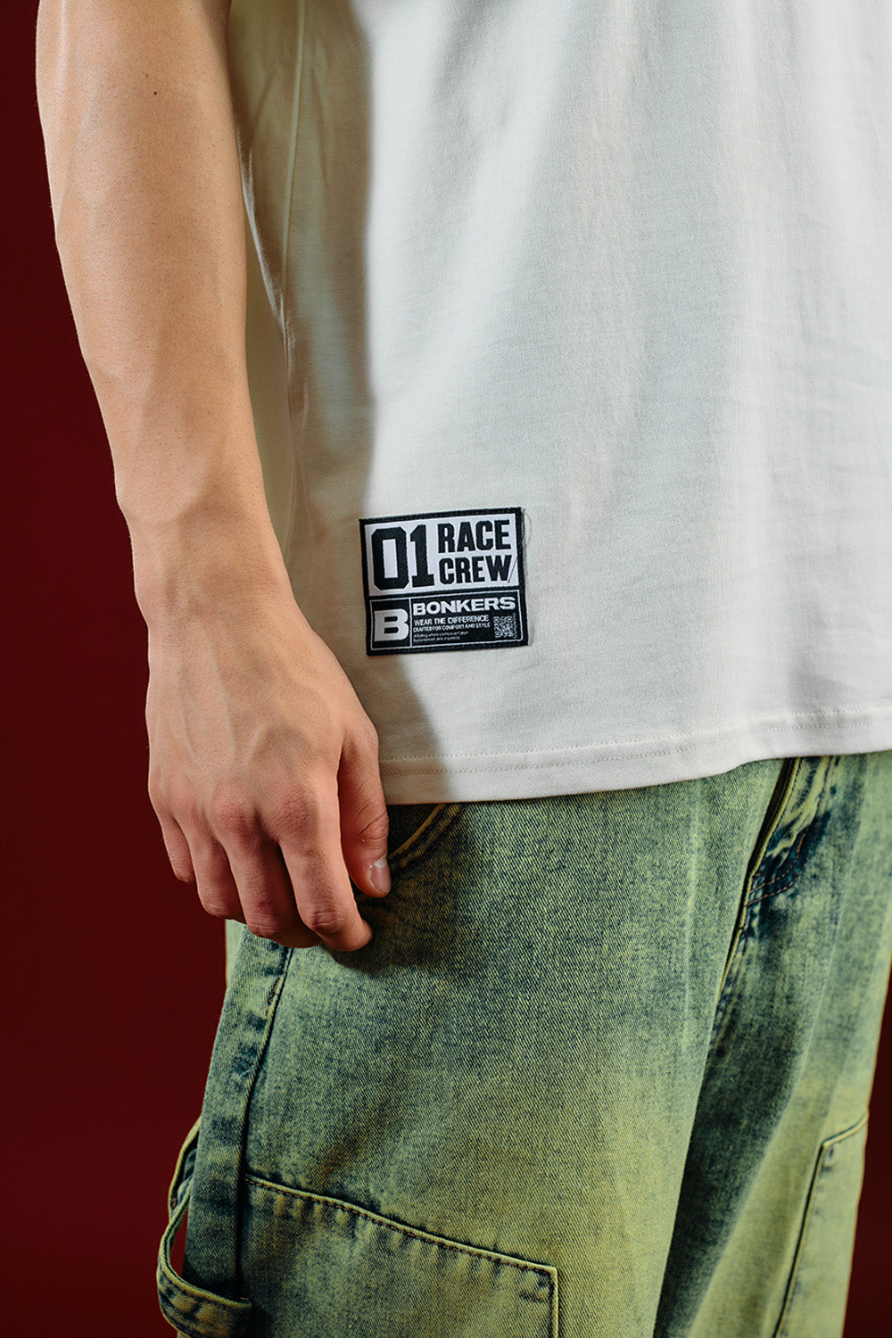 Need for Speed White Oversized T-shirt