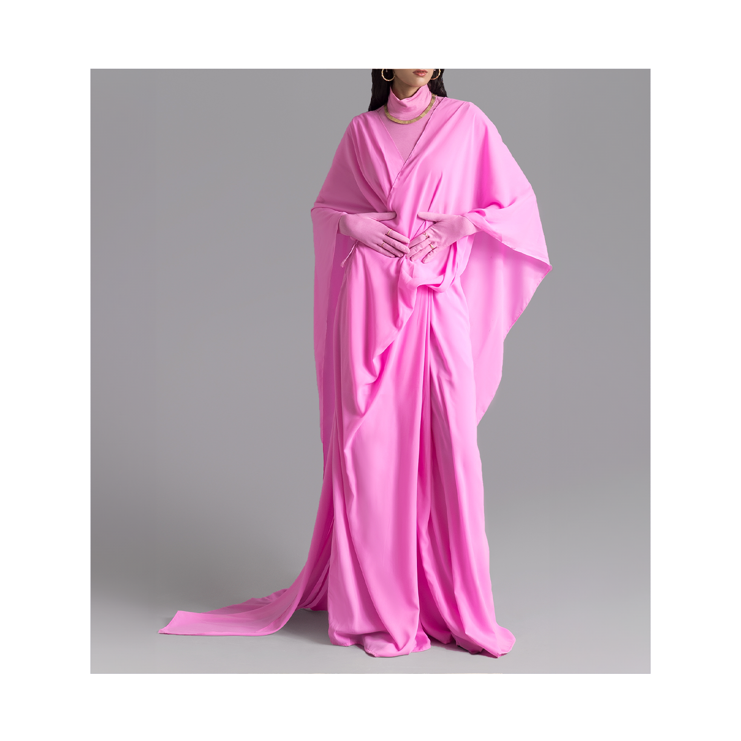 Hybrid Sari-Pants (Pink)