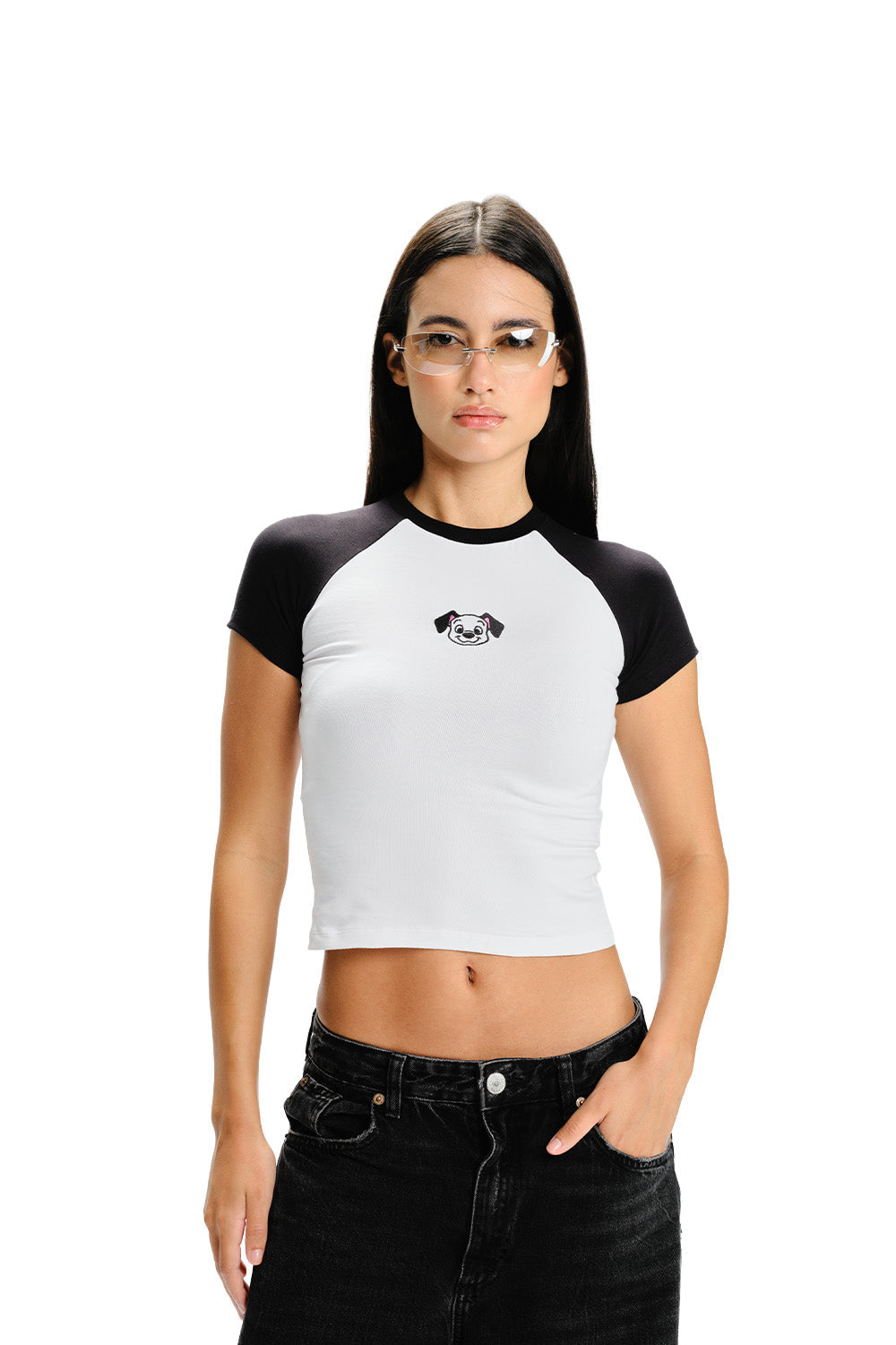 Pawsy Raglan Sleeves Baby Tee