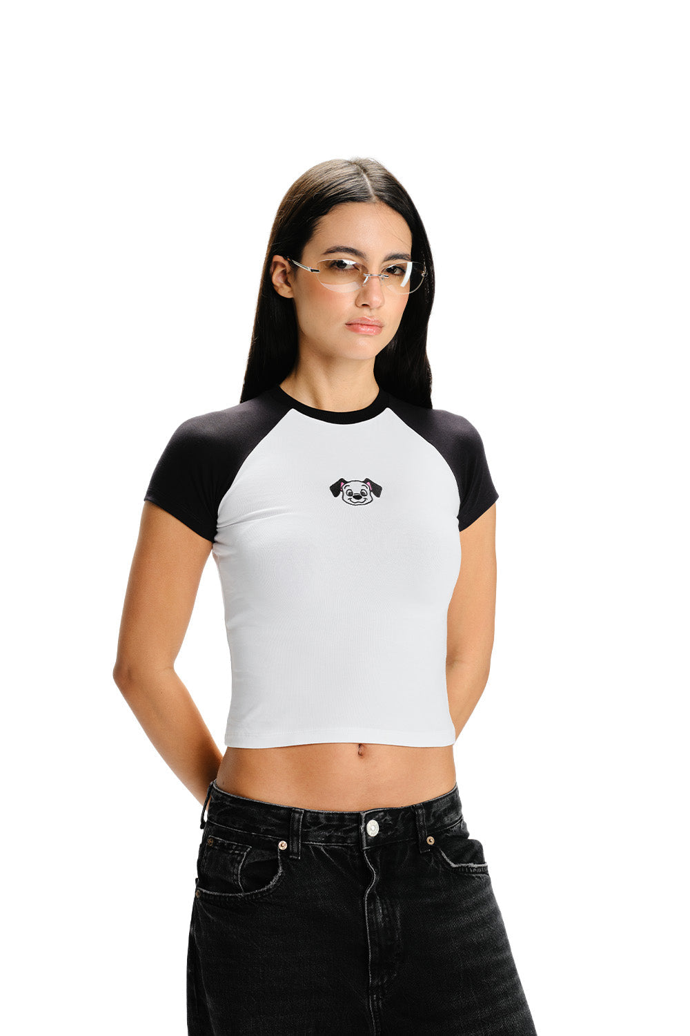 Pawsy Raglan Sleeves Baby Tee