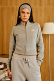 Pebble Bay Crop Zipper Jacket