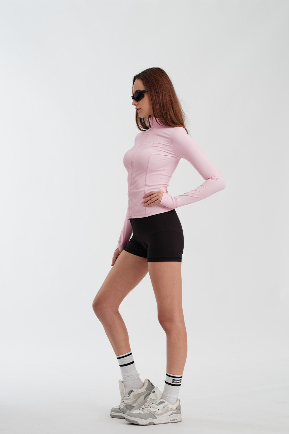 Petal Pink Defined Regular Jacket